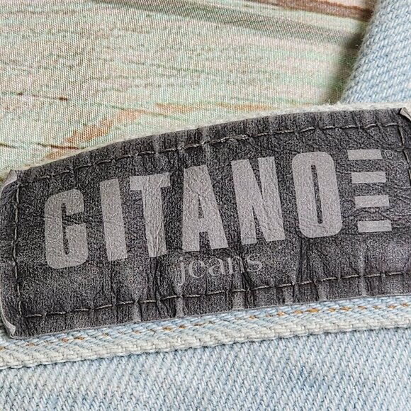 Gitano Vintage "Mom Jeans" Light Denim Wash, Women's 12 - Picture 5 of 8